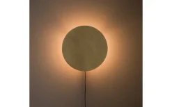Vardagsrum|Hall & Trappa-PR Home Fullmoon Vägglampa 25cm Pale Gold