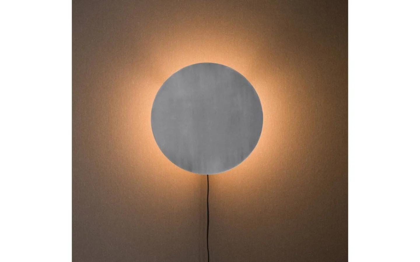 Vardagsrum|Hall & Trappa-PR Home Fullmoon Vägglampa 25cm Pale Silver