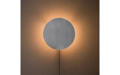 Vardagsrum|Hall & Trappa-PR Home Fullmoon Vägglampa 35cm Pale Silver