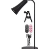 Uppladdningsbara Lampor Inomhus-Star Trading Functional Uppladdningsbar Bordslampa 3-i-1 Svart