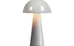 Uppladdningsbara Lampor Inomhus|Bordslampor < Markslojd Fungi Uppladdningsbar Bordslampa 26,5cm Greige