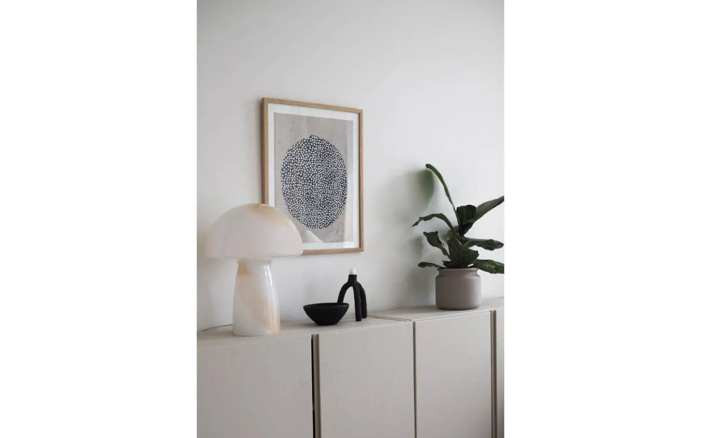 Bordslampor-Globen Lighting Fungo Bordslampa 42cm Beige