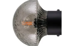 Badrumslampor Vägg|Badrumslampor Tak < Globen Lighting Fungo Vägglampa/Plafond 16cm Rök/Svart IP44
