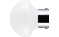 Badrumslampor Vägg|Badrumslampor Tak-Globen Lighting Fungo Vägglampa/Plafond 16cm Vit/Krom IP44