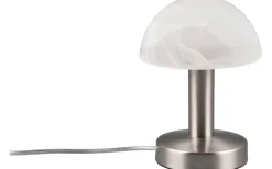 Bordslampor-Trio Lighting Fynn II Bordslampa 21cm E14 borstat stål