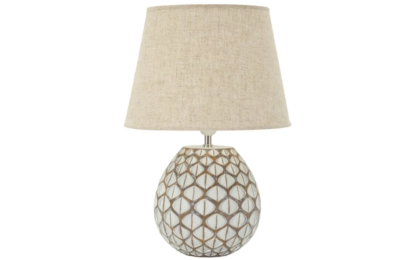 Bordslampor < Mauro Ferretti Gala Bordslampa 52cm Vit/Beige
