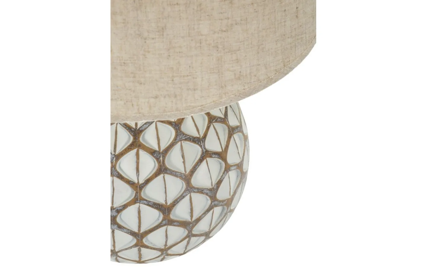 Bordslampor < Mauro Ferretti Gala Bordslampa 52cm Vit/Beige