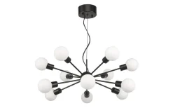 Stora Taklampor Ø50-69 Cm-Oriva Galax Taklampa 60cm Svart