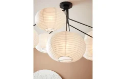 Hall & Trappa|Stora Taklampor Ø70-150 Cm < Markslojd Galaxy Taklampa 125cm 7L Svart/Vit