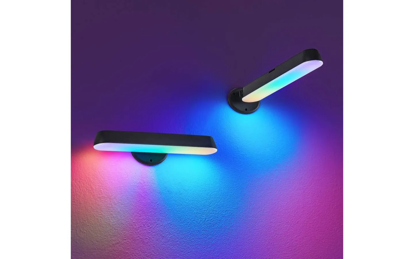 Barnrum|Bordslampor-Reality Game Bordslampa LED 2 kpl svart RGB