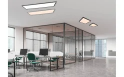 Plafonder < Reality Gamma Plafond LED 119x29cm mattsvart