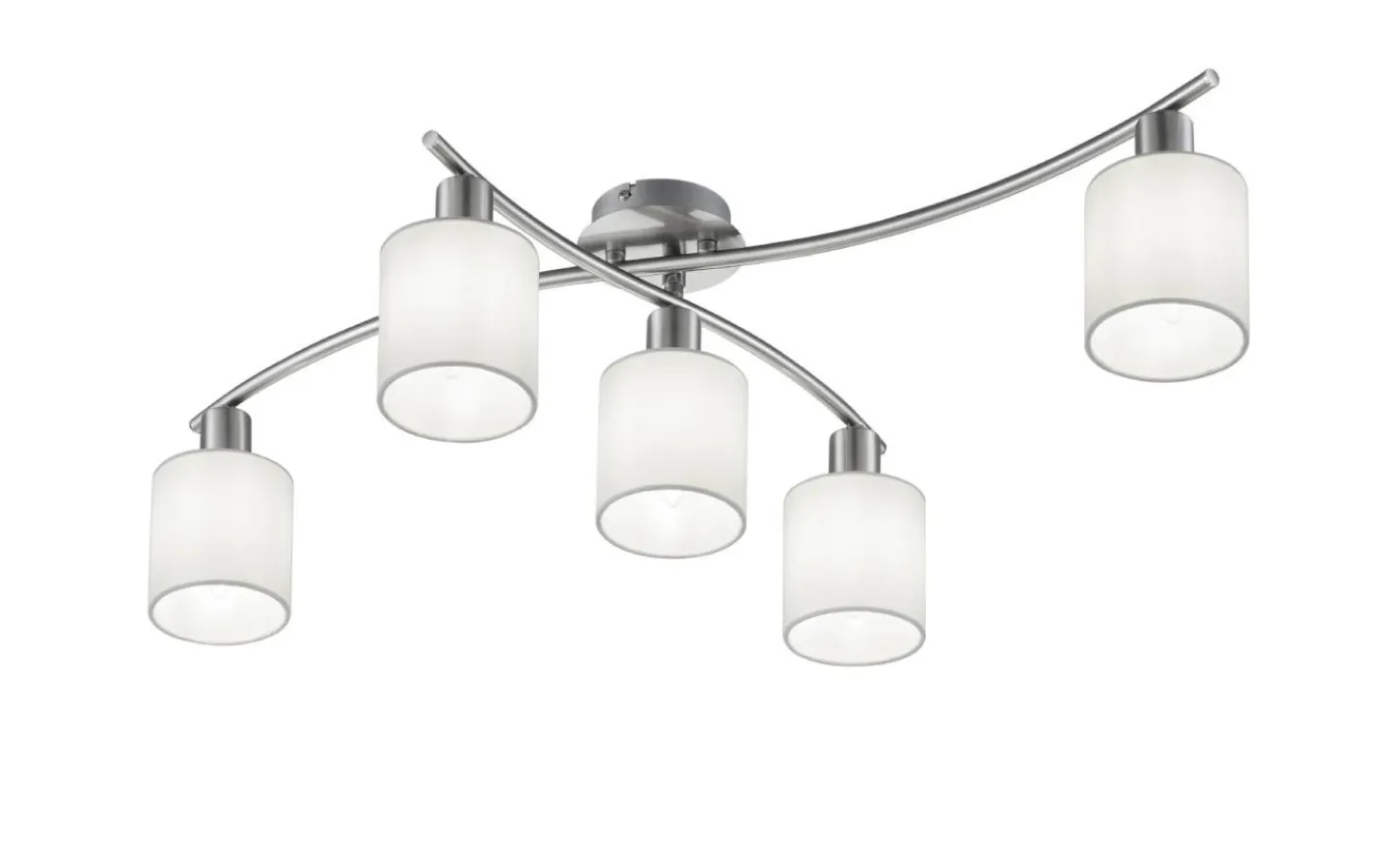 Plafonder < Trio Lighting Garda Plafond 5xE14 vit
