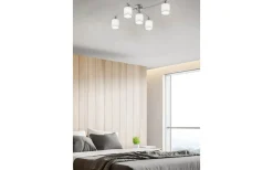 Plafonder < Trio Lighting Garda Plafond 5xE14 vit