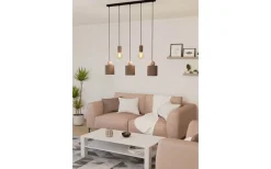 Avlånga Taklampor < Eglo Gazzola Taklampa 51cm Brun