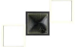 Plafonder-Reality Gelo Plafond LED mattsvart