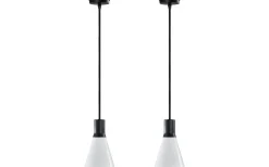 Fönsterlampor-Dyberg Larsen Gent Fönsterlampor 13cm Opal/Svart 2-pack