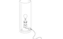 Bordslampor < Eglo Geo Bordslampa 35cm Vit