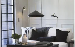 Läslampor < PR Home Geometri Vägglampa 53cm Vit/guld