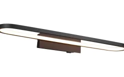Badrumslampor Vägg-Trio Lighting Gianni H2O Vägglampa LED 60cm mattsvart IP44