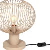 Bordslampor-Trio Lighting Gila Bordslampa 33cm E27 sandfärgad