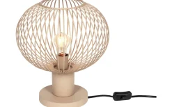 Bordslampor-Trio Lighting Gila Bordslampa 33cm E27 sandfärgad