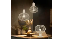 Bordslampor-Trio Lighting Gila Bordslampa 33cm E27 sandfärgad