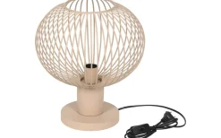 Bordslampor-Trio Lighting Gila Bordslampa 33cm E27 sandfärgad