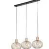 Avlånga Taklampor < Trio Lighting Gila Takpendel 3-delad E27 sand