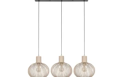 Avlånga Taklampor < Trio Lighting Gila Takpendel 3-delad E27 sand