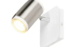 Läslampor < Trio Lighting Gillan Spotlight GU10 borstat stål