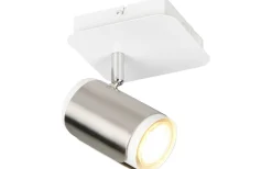 Läslampor < Trio Lighting Gillan Spotlight GU10 borstat stål