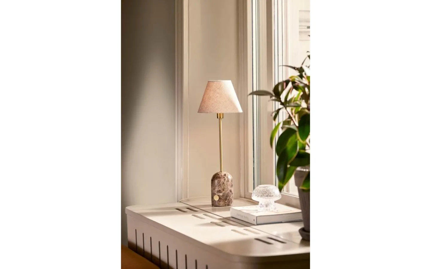 Bordslampor-Globen Lighting Gino Bordslampa 56cm Brun