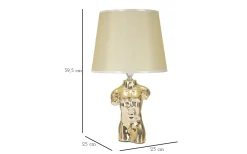 Bordslampor-Mauro Ferretti Gino Bordslampa Man 42,5cm Guld