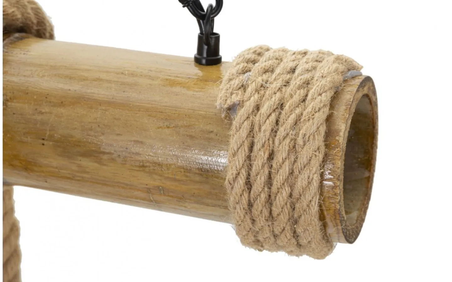 Avlånga Taklampor-Mauro Ferretti Gioia Taklampa 80cm Bambu/Rep