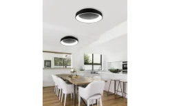 Plafonder < Trio Lighting Girona Plafond LED 60cm mattsvart