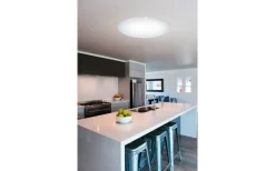 Plafonder-Eglo Giron Plafond 76cm LED 3000-5000K 54,5W Kristall med Fjärrkontroll Vit