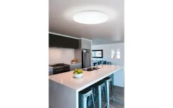 Plafonder-Eglo Giron Plafond 100cm LED 3000-5000K 80W med Fjärrkontroll Vit