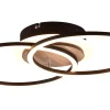 Plafonder-Reality Giro Plafond LED rund träimitation/mattsvart