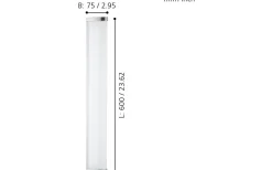 Badrumslampor Vägg-Eglo Gita Vägglampa 60cm LED 4000K 16W Krom IP44