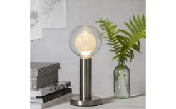 Vardagsrum|Sovrum-Star Trading Glans Bordslampa 17cm Borstat stål