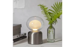 Vardagsrum|Bordslampor < Star Trading Glans Bordslampa 10cm Borstat Stål