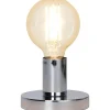 Vardagsrum|Bordslampor-Star Trading Glans Bordslampa 8,5cm E27 Krom