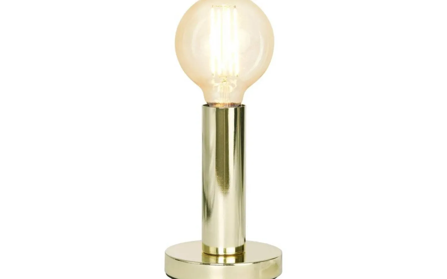 Vardagsrum|Bordslampor-Star Trading Glans Bordslampa 17cm E27 Mässing