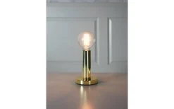 Vardagsrum|Bordslampor-Star Trading Glans Bordslampa 17cm E27 Mässing