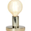 Vardagsrum|Bordslampor-Star Trading Glans Bordslampa 8,5cm E27 Mässing