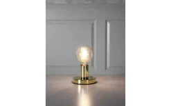 Vardagsrum|Bordslampor-Star Trading Glans Bordslampa 8,5cm E27 Mässing