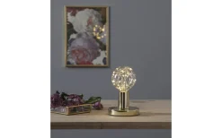 Vardagsrum|Bordslampor-Star Trading Glans Bordslampa 8,5cm E27 Mässing