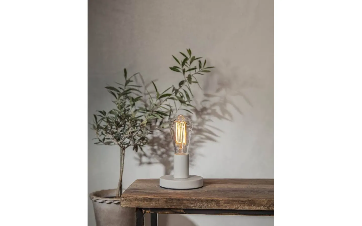 Vardagsrum|Bordslampor < Star Trading Glans Bordslampa 8,5cm Vit