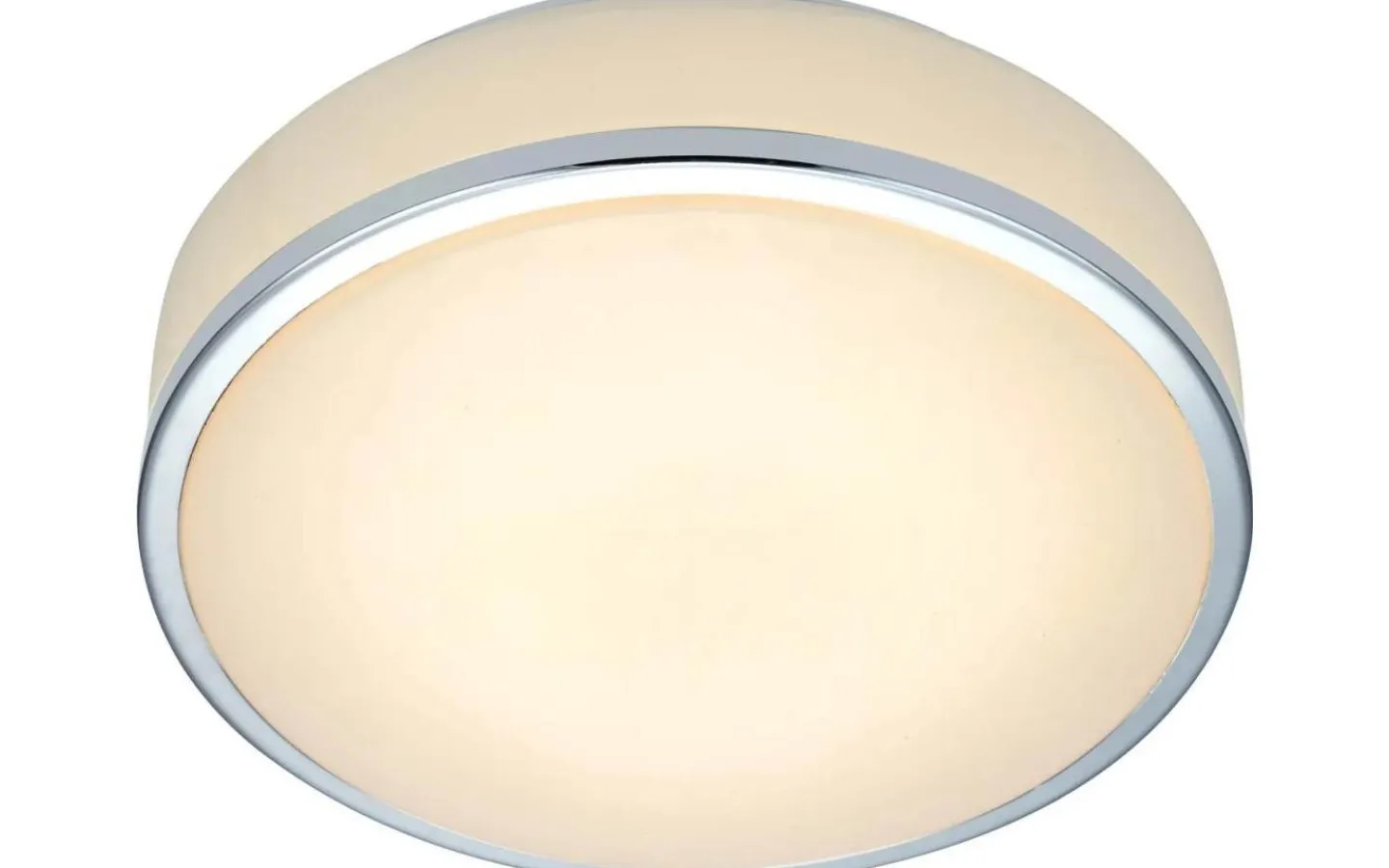 Badrumslampor Tak-Markslojd Global Plafond 28cm LED Vit/Krom IP44