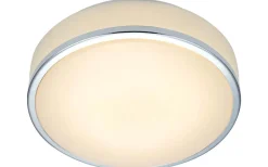 Badrumslampor Tak < Markslojd Global Plafond 22cm LED Vit/Krom IP44